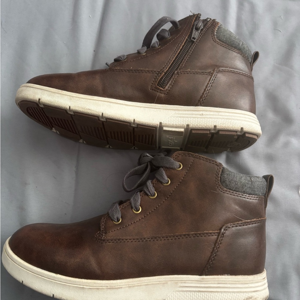 Cat & Jack Brown High-Top Boots